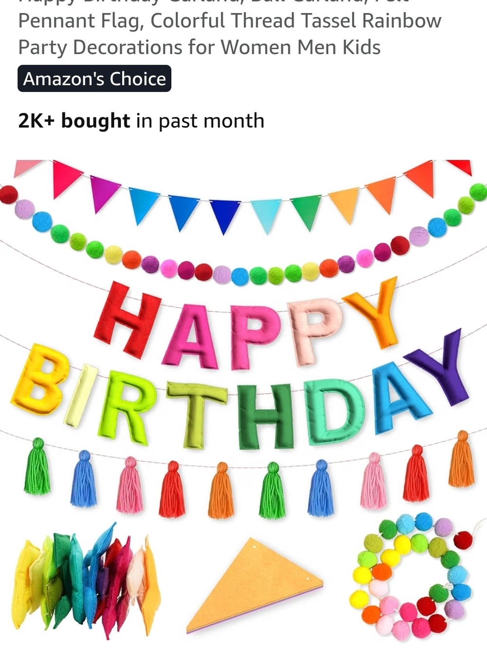 Happy Birthday Decorations